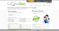Desktop Screenshot of cronoseo.com