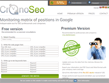 Tablet Screenshot of cronoseo.com
